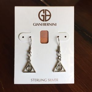 Harry Potter deathly hallows earrings
